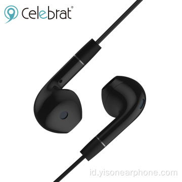 Kabel di telinga Earphone Stereo Earbuds 3.5mm Headphone